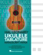 Hal Leonard Ukulele Tablature Manuscript Paper Guitar and Fretted sheet music cover